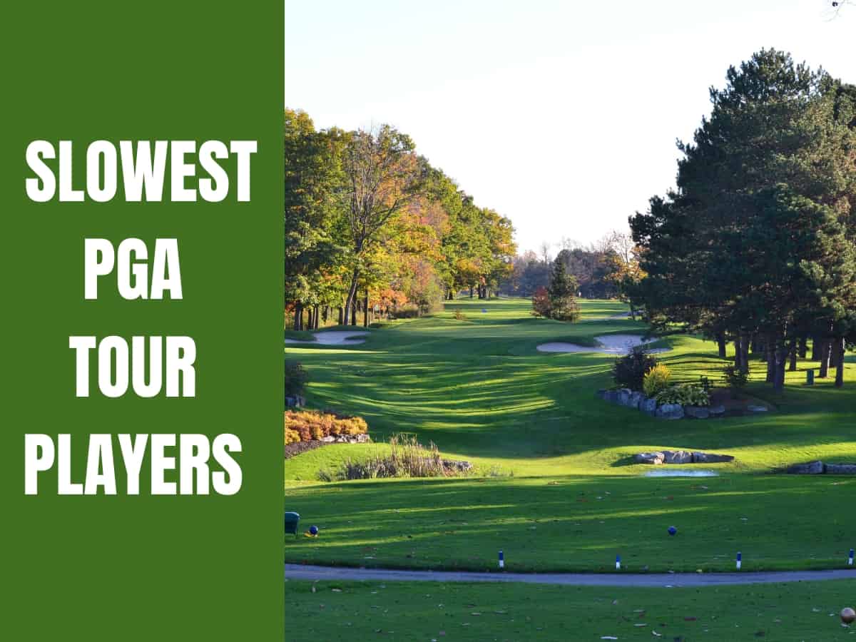 Slowest PGA Tour Players